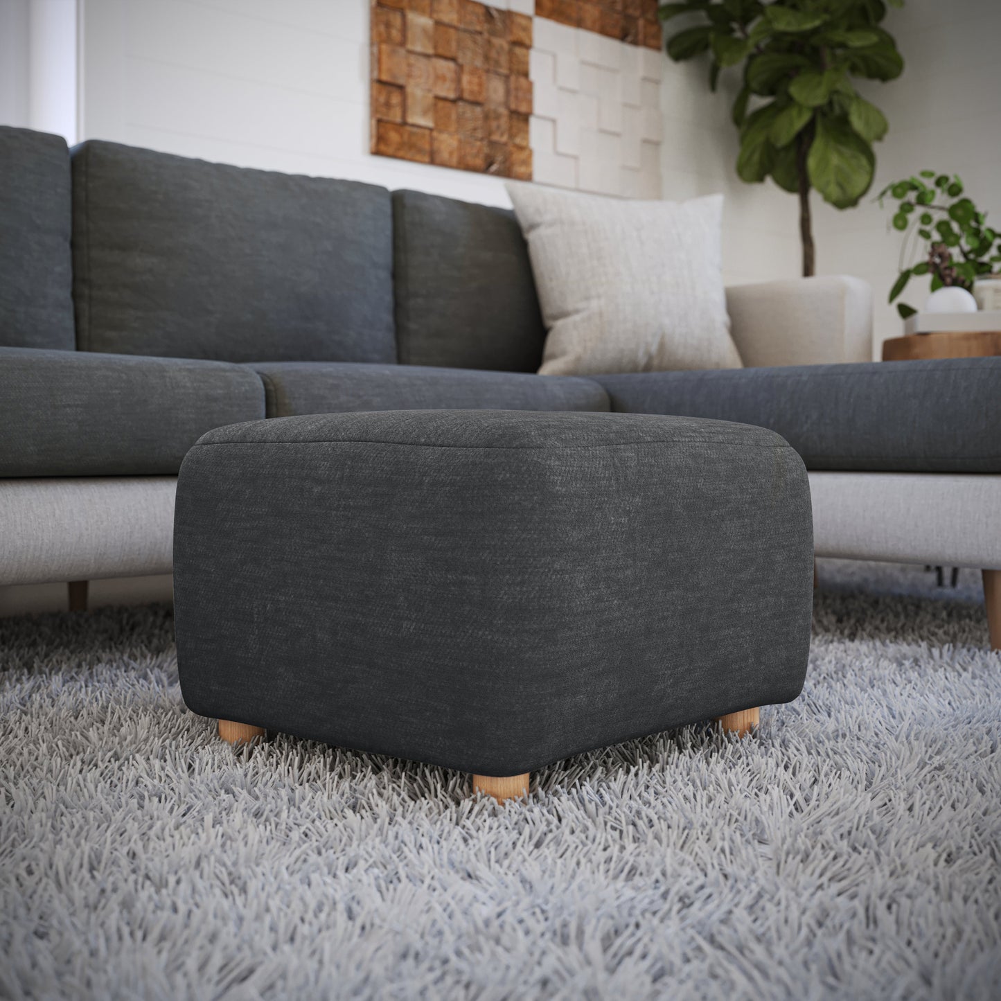 Ottoman Cover - Plush