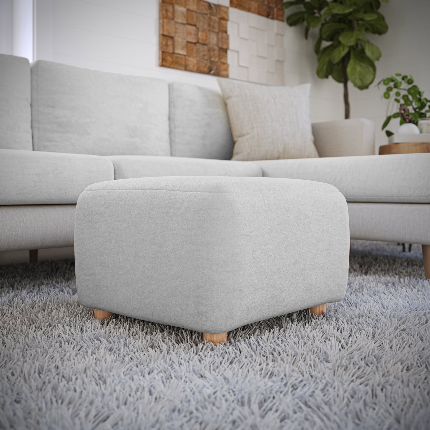 Ottoman Cover - Plush